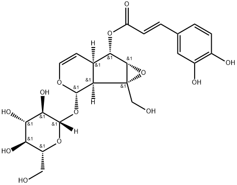 [(1aS)-6α-[[(E)-3-(3,4-Dihydroxyphenyl)-1-oxo-2-propenyl]oxy]-1a,1bα,2,5aα,6,6aβ-hexahydro-1a-hydroxymethyloxireno[4,5]cyclopenta[1,2-c]pyran-2α-yl]β-D-glucopyranoside