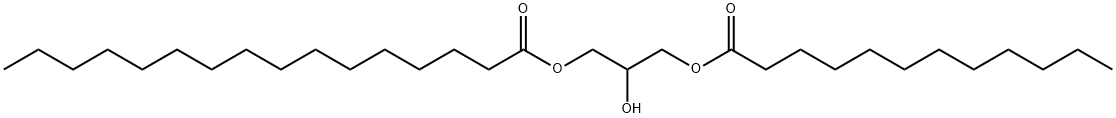 1-Palmitoyl-3-Lauroyl-rac-glycerol Struktur