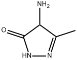 3H-Pyrazol-3-one, 4-amino-2,4-dihydro-5-methyl- Struktur