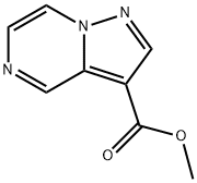 Methyl pyrazolo[1,5-a]pyrazine-3-carboxylate Struktur