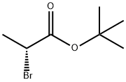 Propanoic acid, 2-bromo-, 1,1-dimethylethyl ester, (2R)- Struktur