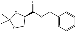 (2R)-2,3-O-Isopropylidene-D-glyceric acid benzyl ester Struktur