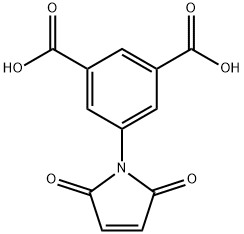 1,3-Benzenedicarboxylic acid, 5-(2,5-dihydro-2,5-dioxo-1H-pyrrol-1-yl)- Struktur