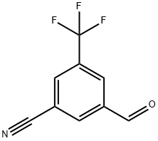 3-Formyl-5-(trifluoromethyl)benzonitrile Struktur