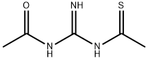 Acetamide, N-[imino[(1-thioxoethyl)amino]methyl]- Struktur