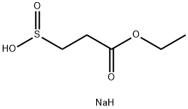 Propanoic acid, 3-sulfino-, 1-ethyl ester, sodium salt (1:1) Struktur