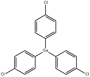 Tris(4-chlorophenyl)gallium Struktur