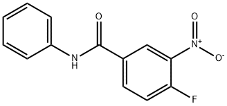 Benzamide, 4-fluoro-3-nitro-N-phenyl- Struktur