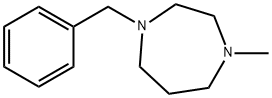 1H-1,4-Diazepine, hexahydro-1-methyl-4-(phenylmethyl)- Struktur