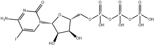 Cytidine 5'-(tetrahydrogen triphosphate), 5-iodo- Struktur