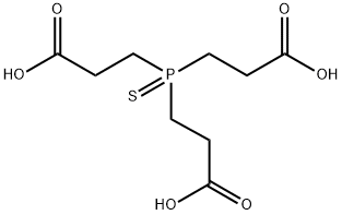 3,3',3''-Phosphorothioyltripropanoic acid Struktur