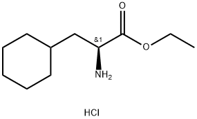 S-Cyclohexylalanine ethyl ester hydrochloride Struktur