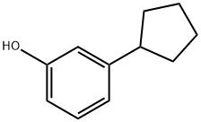 3-cyclopentylphenol Struktur