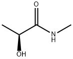 Propanamide, 2-hydroxy-N-methyl-, (2S)- Struktur