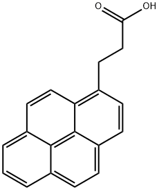 1-Pyrenepropanoic acid Struktur