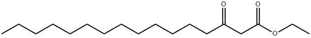 Hexadecanoic acid, 3-oxo-, ethyl ester Struktur