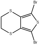 Thieno[3,4-b]-1,4-dithiin, 5,7-dibromo-2,3-dihydro- Struktur