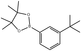 1,3,2-Dioxaborolane, 2-[3-(1,1-dimethylethyl)phenyl]-4,4,5,5-tetramethyl- Struktur