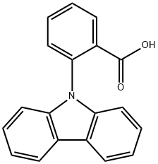 Benzoic acid, 2-(9H-carbazol-9-yl)- Struktur