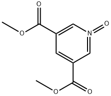 dimethyl 3,5-pyridinedicarboxylate N-oxide Struktur