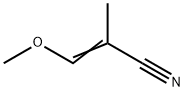 2-Propenenitrile, 3-methoxy-2-methyl- Struktur