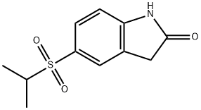 2H-Indol-2-one, 1,3-dihydro-5-[(1-methylethyl)sulfonyl]- Struktur