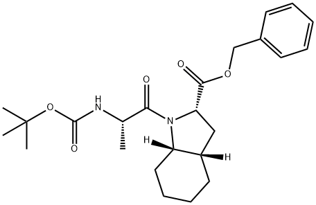 N-Boc-N-Desethyl-2-Methylbutanoate Perindopril Benzyl Ester Struktur