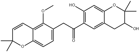 Dihydromunduletone Struktur