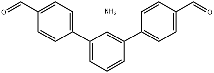 2'-amino-[1,1':3',1''-terphenyl]-4,4''-dicarbaldehyde Struktur