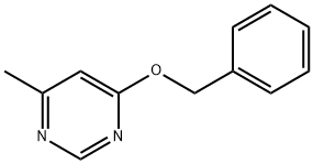 4-Benzyloxy-6-methylpyrimidine Struktur