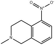 Isoquinoline, 1,2,3,4-tetrahydro-2-methyl-5-nitro- Struktur