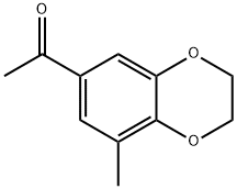 Ethanone, 1-(2,3-dihydro-8-methyl-1,4-benzodioxin-6-yl)- Struktur