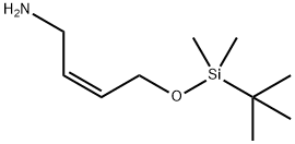 2-Buten-1-amine, 4-[[(1,1-dimethylethyl)dimethylsilyl]oxy]-, (2Z)- Struktur