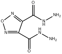 1,2,5-Oxadiazole-3,4-dicarboxylic acid, 3,4-dihydrazide Struktur