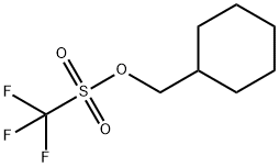 Methanesulfonic acid, 1,1,1-trifluoro-, cyclohexylmethyl ester Struktur