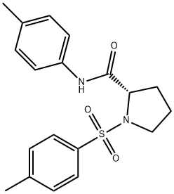 2-Pyrrolidinecarboxamide, N-(4-methylphenyl)-1-[(4-methylphenyl)sulfonyl]-, (S)- (9CI) Struktur