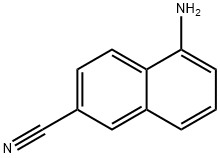 2-Naphthalenecarbonitrile, 5-amino- Struktur