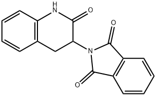 1H-Isoindole-1,3(2H)-dione, 2-(1,2,3,4-tetrahydro-2-oxo-3-quinolinyl)- Struktur