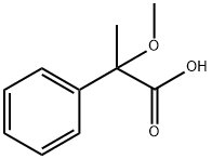 Benzeneacetic acid, α-methoxy-α-methyl- Struktur