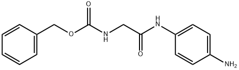 benzyl (2-((4-aminophenyl)amino)-2-oxoethyl)carbamate Struktur