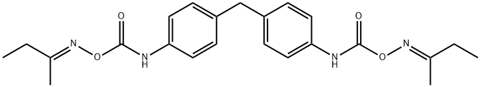 2-butanone,o,o'-[methylenebis(4,1-phenyleneiminocarbonyl)]dioxime Struktur