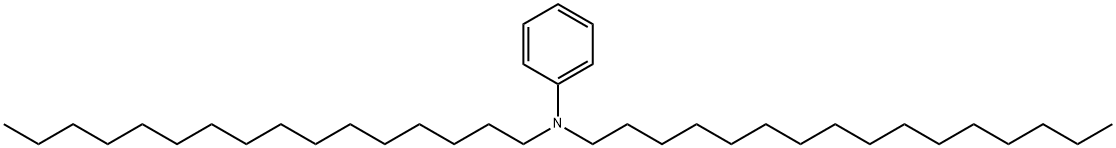 Benzenamine, N,N-dihexadecyl- Struktur