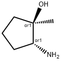 rel-(1R,2R)-2-Amino-1-methylcyclopentanol Struktur