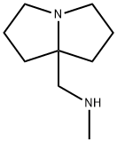 1H-Pyrrolizine-7a(5H)-methanamine, tetrahydro-N-methyl- Struktur