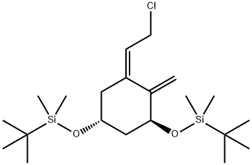 Cyclohexane, 1-(2-chloroethylidene)-3,5-bis[[(1,1-dimethylethyl)dimethylsilyl]oxy]-2-methylene-, (1Z,3S,5R)-