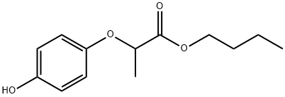 Propanoic acid, 2-(4-hydroxyphenoxy)-, butyl ester