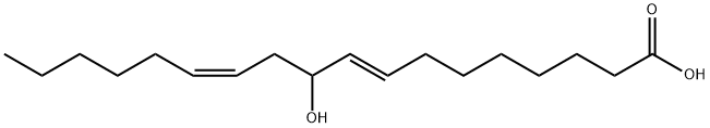 8,12-Octadecadienoic acid, 10-hydroxy-, (8E,12Z)- Struktur