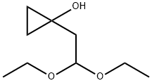 Cyclopropanol, 1-(2,2-diethoxyethyl)- Struktur