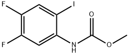 Carbamic acid, N-(4,5-difluoro-2-iodophenyl)-, methyl ester Struktur