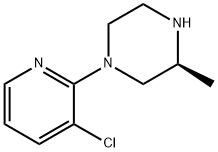 (3S)-1-(3-Chloro-2-pyridinyl)-3-methylpiperazine Struktur